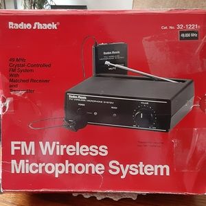 Radio Shack Wireless Microphone System